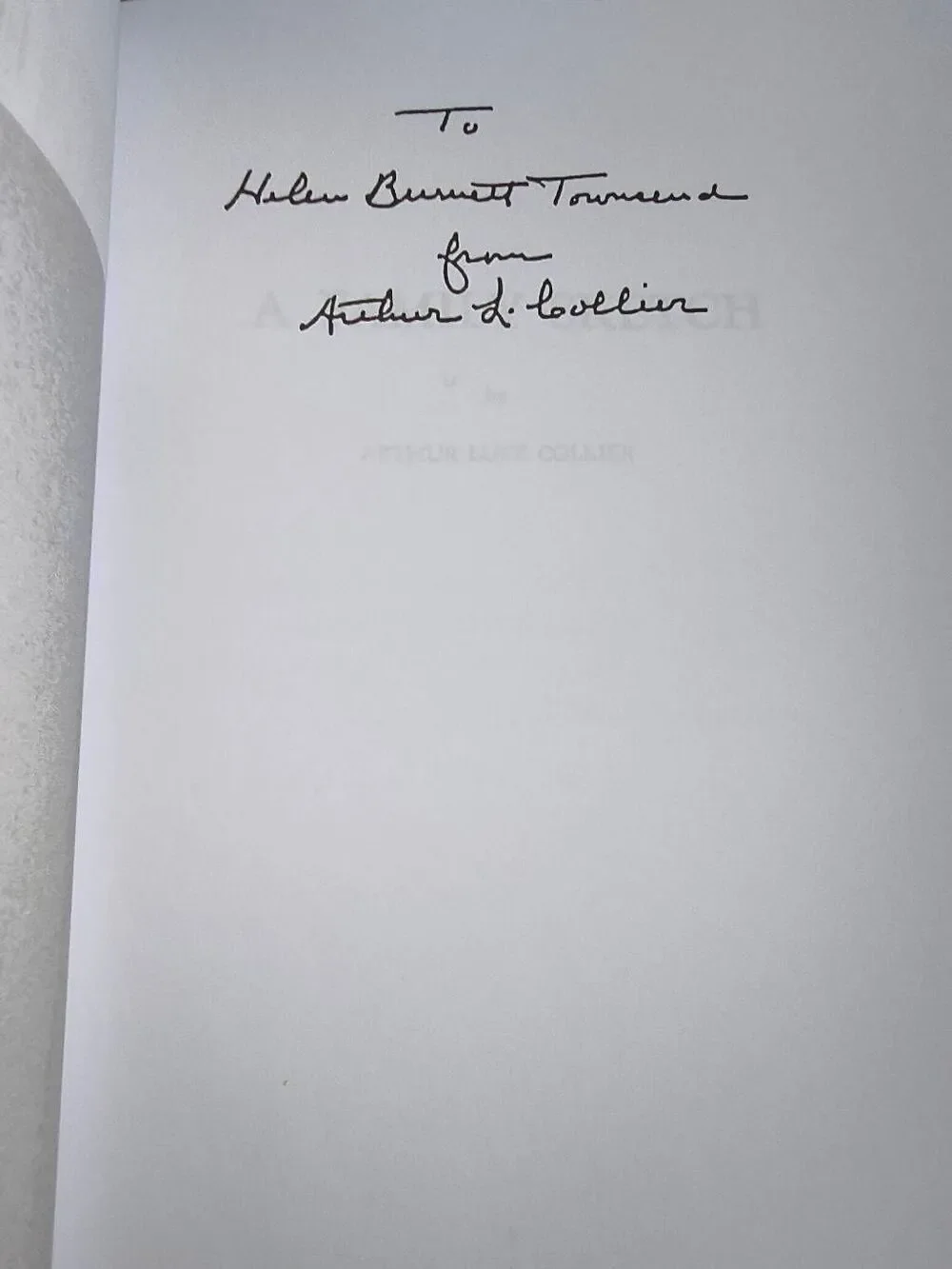 A Family Sketch by Arthur Luke Collier paperback Genealogy